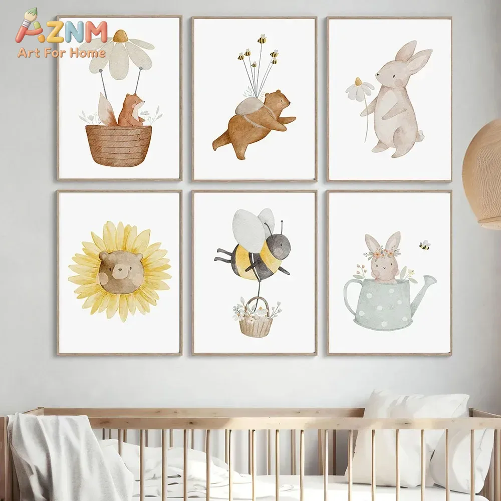 AZNM-Arte de pared en lienzo c - Baby Nursery Frames reseña y precio