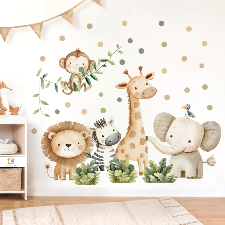 Pegatinas de pared de animales - Baby Nursery Decor Girl reseña y precio