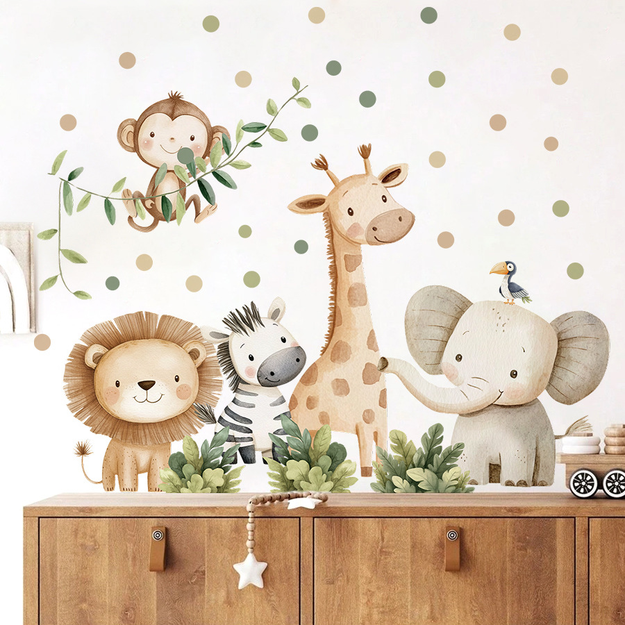 Pegatinas de pared de animales - Baby Nursery Decor Girl reseña y precio