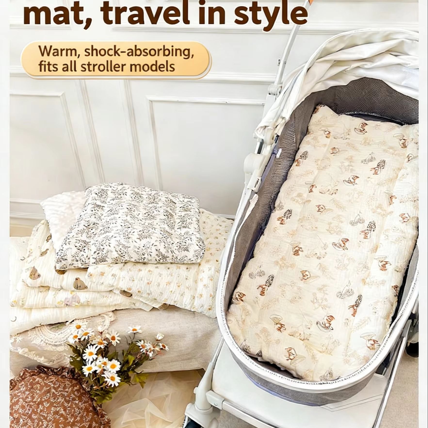 Colchoneta Universal Mejorada  - Baby Nursery Trolley reseña y precio