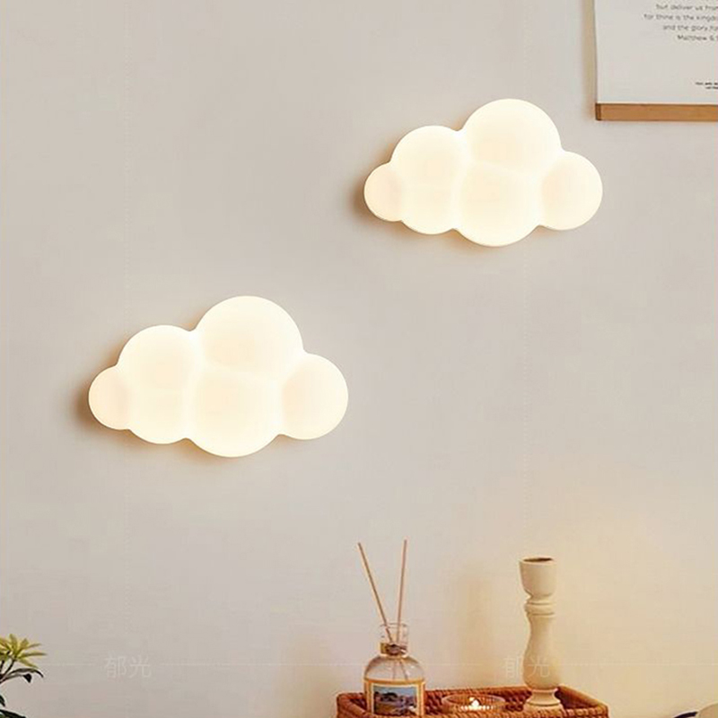 Lámparas de pared de nube blan - Baby Nursery Wall Lights reseña y precio