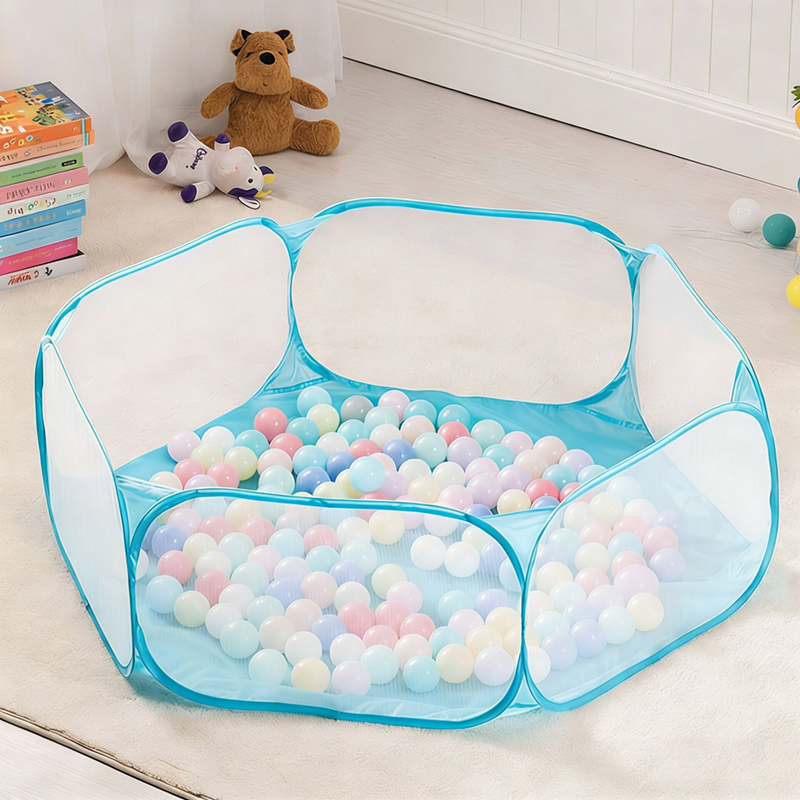 Piscina de bolas plegable y po - Baby Nursery Boy reseña y precio