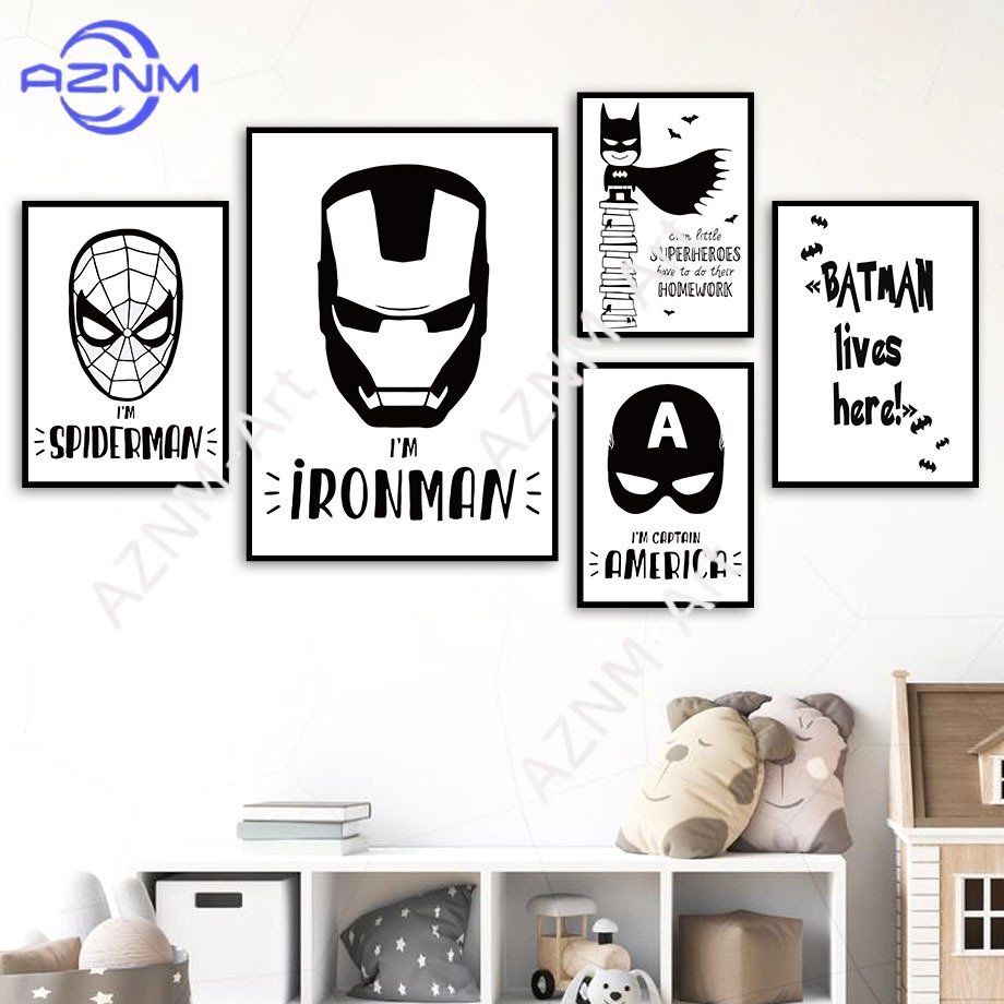 Cuadro sobre lienzo para pared - Baby Nursery Boy reseña y precio